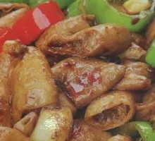 Spicy Pork Intestines Stir-fry