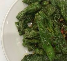 Braised Green Pepper with Tiger Stripes