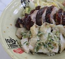 Roast Duck and Poached Chicken Rice