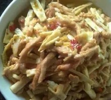 Bamboo Shoots with Pork Strips