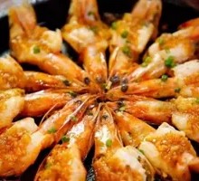 Sizzling Garlic Prawns