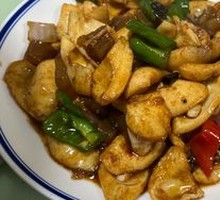 Egg White and Beef Tendon Stir-fry