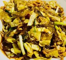 Pickled Vegetable and Taro Noodles with Pork Strips