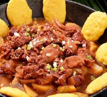 Pork Rib and Chicken Foot Stew