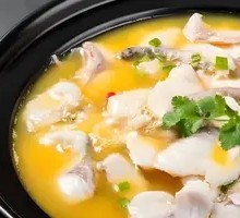Spicy Sour Fish in Golden Soup