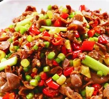 Pickled Pepper Chicken Offal Stir-fry