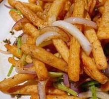 Dry-Fried Lotus Root Strips