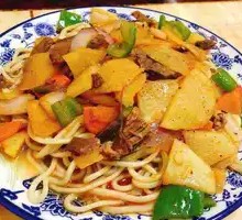 Potato Beef Noodles