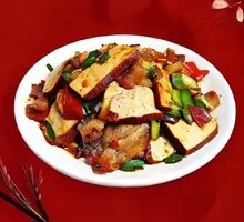 Fried Pork with Tofu Skin