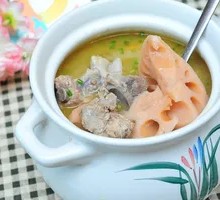 Lotus Root Soup with Rice Noodles