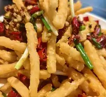 Dry-Fried Lotus Root Strips
