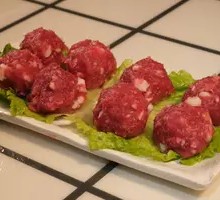 Handmade Cilantro Beef Meatballs