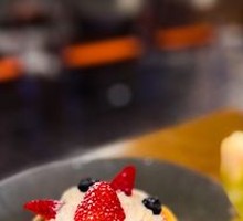 Cherry Blossom Strawberry Souffle