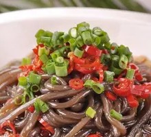 Spicy and Sour Rice Noodles with Full Ingredients