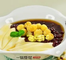 Red Bean Lotus Seed Tofu Pudding