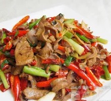 Stir-Fried Chicken Offal Rice