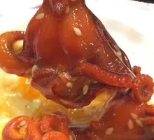 Spicy Octopus Sushi Boat