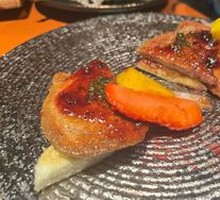 Red Wine Pan-Seared Foie Gras