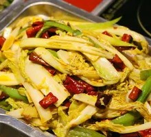 Spicy and Sour Baby Bok Choy Rice Bowl