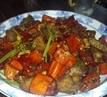 Crispy Pepper Fish with Glutinous Rice Dumplings