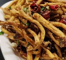 Dry-Fried Wood Ear Mushrooms