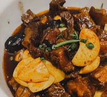 Egg White Braised Pork Ribs