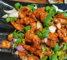 Grilled Beef on Iron Plate