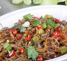 Crispy Fish Skin Salad