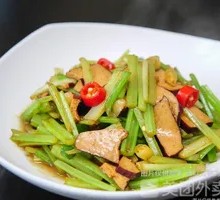 Celery with Tofu Sheets