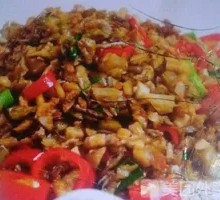 Pickled Vegetable Stir-fried with Corn