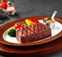 Charcoal-Grilled Denver Steak