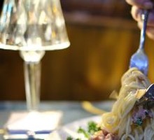 Egg Yolk Cream Bacon Pasta