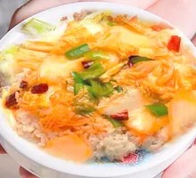 Spicy and Sour Cabbage Rice Bowl