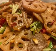 Dry Pot Braised Beef and Lotus Root