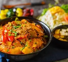 Busan Kimchi Beef Rice