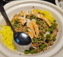 Teriyaki Chicken and Beef Rice Bowl