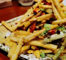 Dry-Fried Lotus Root Strips