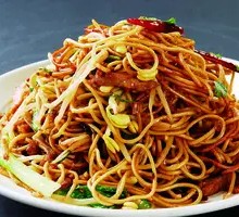 Egg and Lao Gan Ma Noodles