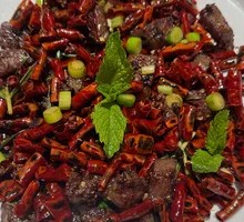 Rosemary Black Bean and Pepper Snowflake Beef