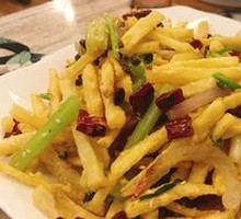 Dry-Fried Lotus Root Strips