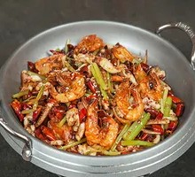 Spicy Frog Legs with Shrimp