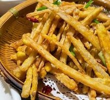 Dry-Fried Lotus Root Strips