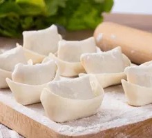 Frozen Lotus Root and Pork Dumplings