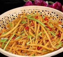 Dry-Fried Lotus Root Strips