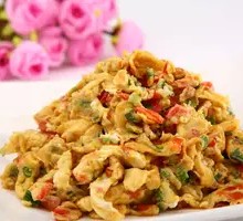 Stir-Fried Eggs with Chopped Chili