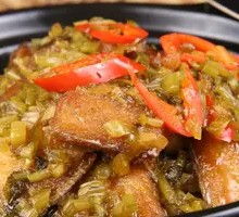 Pickled Mustard Greens with Small Yellow Croaker