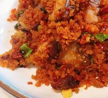 Fried Wide Pepper with Preserved Pork