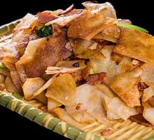 Preserved Meat Stir-fried with Corn and Beans