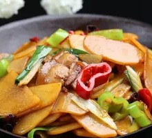 Spicy Potatoes in Dry Pot