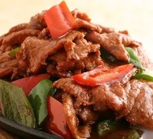 Grilled Beef on Iron Plate